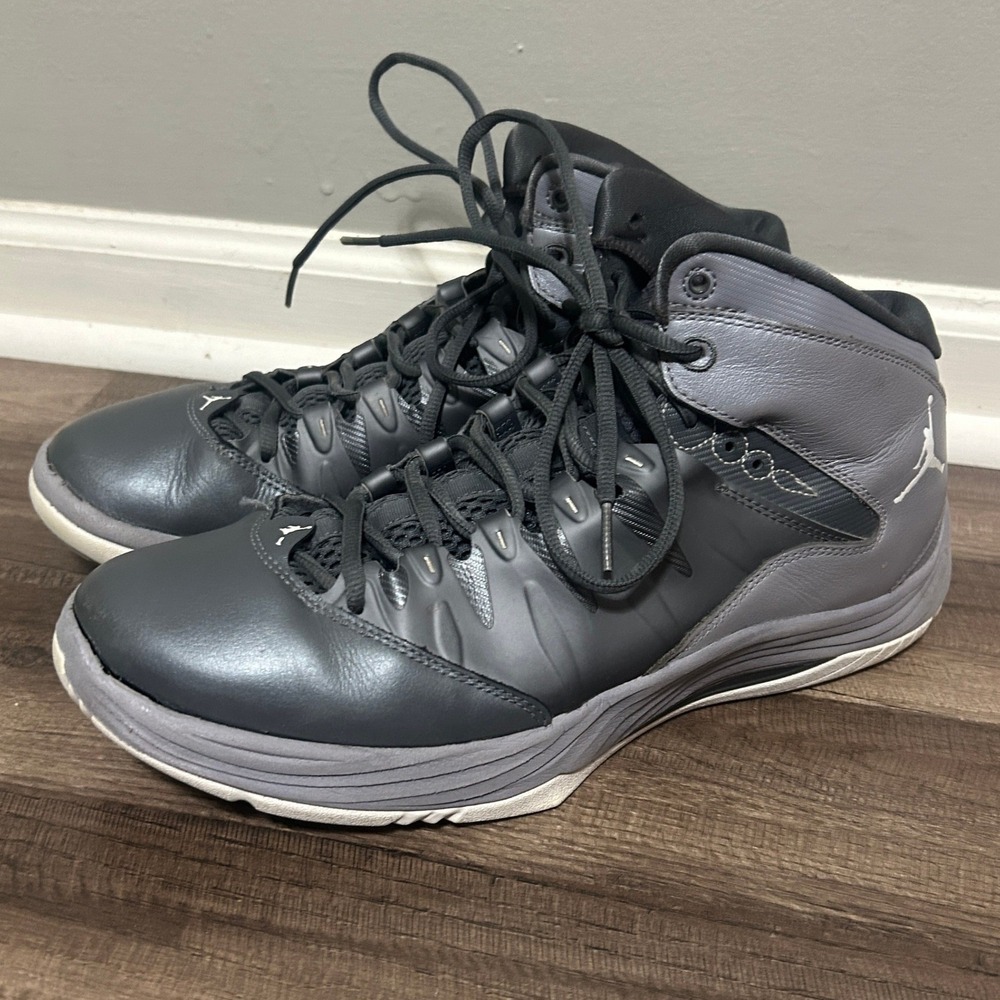 Nike Air Jordan Prime Fly Basketball Shoes Mens 11 Dark Grey 599582-004 Mid Top